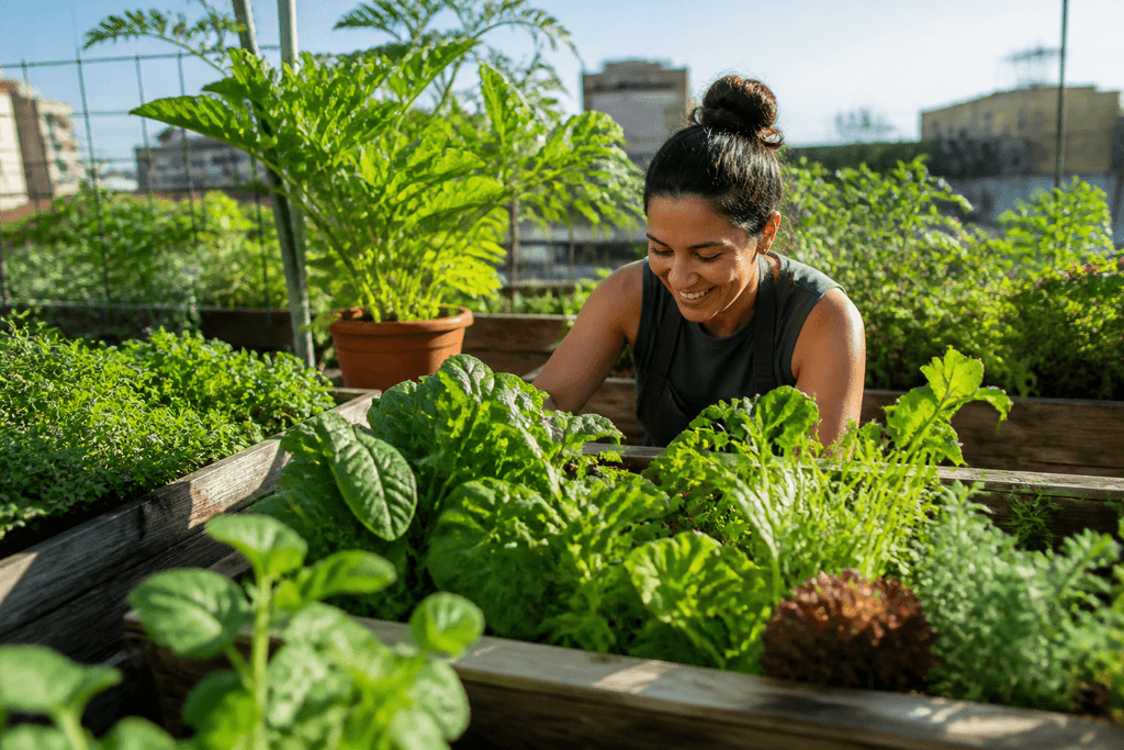 Microhuertos comunitarios para seguridad alimentaria local