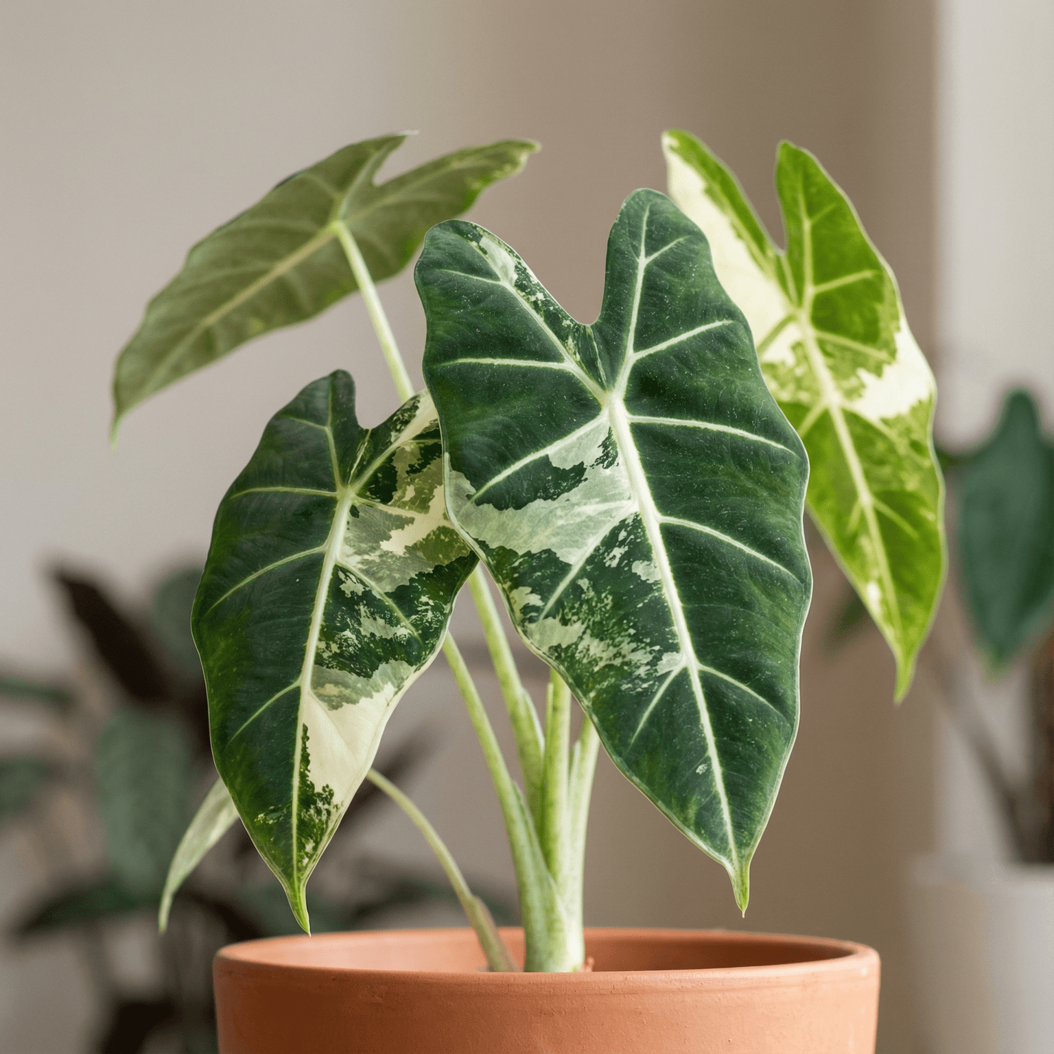 Alocasia frydek variegata
